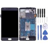👉 Digitizer zwart active onderdelen OnePlus 3 / A3003-lcd-scherm en volledige montage met frame (zwart) 6922439995679