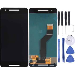 👉 Digitizer zwart active onderdelen Lcd-scherm en Full Assembly voor Google Nexus 6P (zwart) 6922125565346