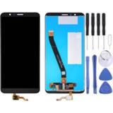 👉 Digitizer zwart active onderdelen Huawei Honor 7X LCD-scherm en volledige montage (zwart) 6922972025949
