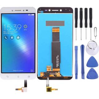 👉 Digitizer wit active onderdelen Lcd-scherm en Full Assembly voor Asus ZenFone Live / ZB501KL (wit) 7442935823812