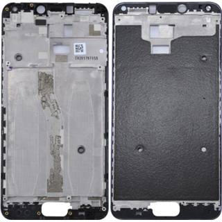 👉 Zwart active onderdelen Voor Asus ZenFone 4 max ZC554KL Frontbehuizing LCD Frame Bezelplaat (zwart) 6922022611849