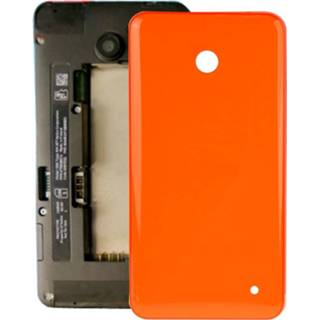 👉 Batterij oranje active onderdelen Behuizing Achterklep + zijknop voor Nokia Lumia 635 (oranje) 6922483207834