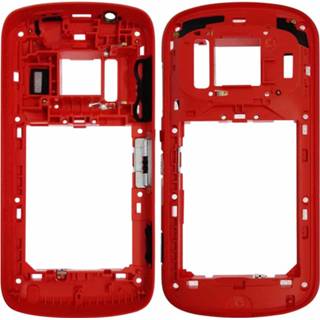 👉 Rood active onderdelen PureView middenframe ring voor Nokia 808 (rood) 6922394655175