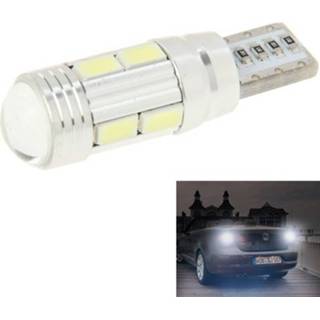 👉 Richtingaanwijzer wit SMD active T10 4W 200LM 10 LED 5730 Backup achteruitrijlicht voor voertuigen, DC 12V 6922648385438