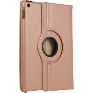 👉 Active IPad 10.2 (2019) Hoes - Draaibare Book Case Cover Rosé-Goud 8719793062639