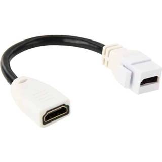 👉 Active computer vrouwen 15 cm hoge snelheid V1.4 HDMI 19-pins vrouwelijk naar female connectoradapterkabel 6922394362783