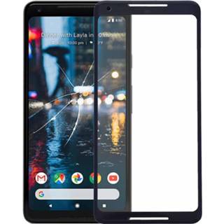 👉 Lens zwart XL active onderdelen Voorzijde buitenste glazen voor Google Pixel 2 (zwart) 6922672961059