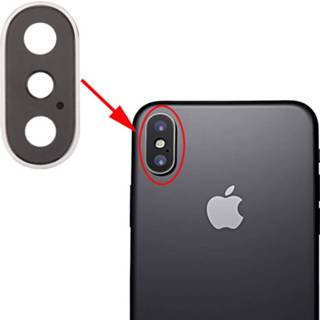 👉 Zilver x active onderdelen Achterste cameralensring voor iPhone (zilver) 6922383471472