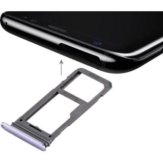 👉 Grijs active Mobiel||||Mobiel>Reparatie SIM-kaartvak + Micro SD-lade voor Galaxy S8 (Orchid Grey) 6922469616926