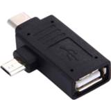 👉 Zwart active computer mannen vrouwen USB-C / Type-C mannetje + Micro USB Male naar 2.0 vrouwelijke adapter (zwart) 6922768928515
