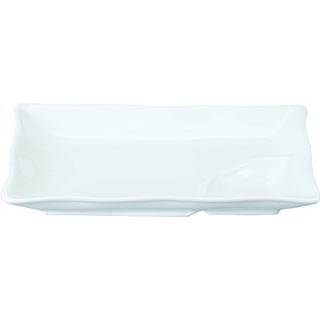 👉 Bord wit Rechthoekig - White Series 25.5 x 15cm 8717591390442