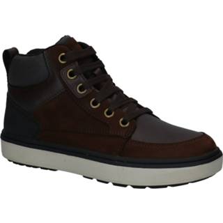 👉 Hoge schoen leer male bruin bruine Geox Schoenen 8054730142303