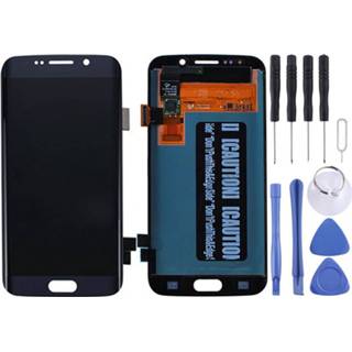 👉 Zwart active Mobiel||||Mobiel>Reparatie Origineel LCD-scherm + aanraakscherm voor Galaxy S6 Edge / G925, G925F, G925FQ, G925I, G925A, G925T, G925S, G925K, G925L, G9250 (zwart)