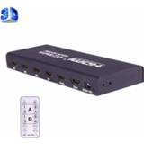 👉 Afstandsbediening active computer HDMI 4x2 Matrix-switcher / splitter met afstandsbediening, ondersteuning ARC MHL 4Kx2K 3D, 4-poorten HDMI-ingang, 2 poorten HDMI-uitgang 6922512233759