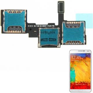 👉 Simkaart active Mobiel||||Mobiel>Reparatie Hoogwaardige SIM-kaart Socket Flex-kabel voor Galaxy Note III / N9002 N9009 6922844381456