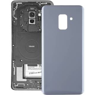 Achterklep grijs active Mobiel||||Mobiel>Reparatie voor Galaxy A8 + (2018) / A730 (grijs) 7442935699639