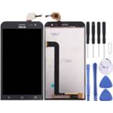 👉 Digitizer zwart active onderdelen Lcd-scherm en volledige montage voor Asus ZenFone 2 Laser / ZE500KL (zwart) 6922829916161