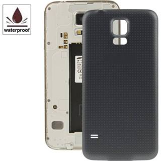 👉 Zwart kunststof active Mobiel||||Mobiel>Reparatie Originele batterijbehuizing deurklep met waterdichte functie voor Galaxy S5 / G900 (zwart) 6922011882847