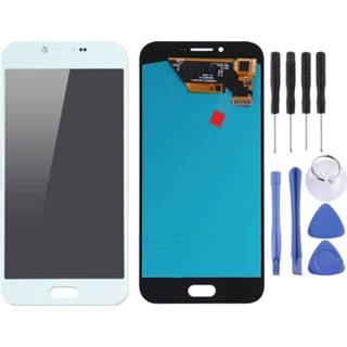 👉 Digitizer wit active Mobiel||||Mobiel>Reparatie Lcd-scherm en Volledige assemblage (OLED-materiaal) voor Galaxy A8 (2016), A810F / DS, A810YZ (wit) 7442935695686