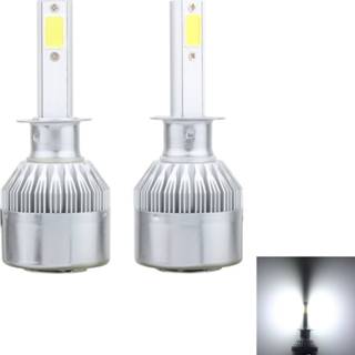 👉 Wit active 2 STKS H1 18 W 1800 LM 6000 K IP68 Canbus Constante Stroom Auto LED Koplamp met COB Lampen, DC 9-36 V (Wit Licht) 6922072419433