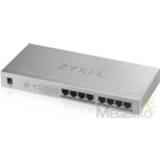 👉 Grijs ZyXEL GS1008HP Unmanaged Gigabit Ethernet (10/100/1000) Power over (PoE) 4718937604135