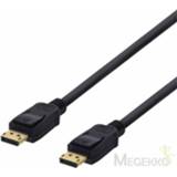 👉 DisplayPort kabel zwart Deltaco DP-1010D 1 m 7333048035912