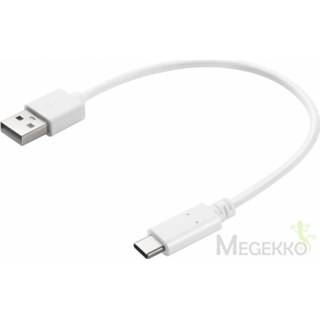 👉 Wit Sandberg USB-C 3.1 > USB-A 3.0 0.2M USB-kabel 0,2 m (3.1 Gen 1) USB C A 5705730136290