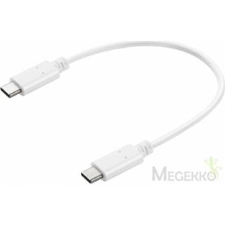 👉 Wit Sandberg USB-C Charge Cable 0.2m USB-kabel 0,2 m USB C 5705730136306