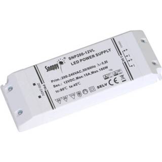 👉 LED-transformator, LED-driver 24 V/DC 200 W 8.3 A Constante spanning Dehner Elektronik LED 24V200W-MM-EU 4251125200769