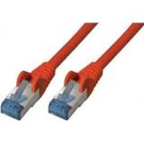 👉 Netwerkkabel rood S-Conn Cat6a, 0.5m 0,5 m S/FTP (S-STP) 4017538064226