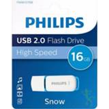 👉 Flash drive blauw wit Philips FM16FD70B USB 16 GB Type-A 2.0 Blauw, 8719274667933