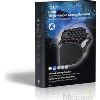👉 Gaming keyboard Single-Handed | RGB Illumination 33 programmable keys 5412810315963