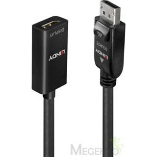 👉 DisplayPort zwart Lindy 41062 kabeladapter/verloopstukje HDMI 4002888410625