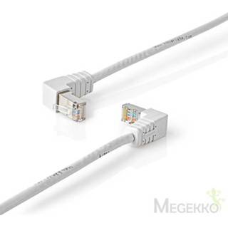 👉 Wit CAT6 F/UTP-netwerkkabel | RJ45 Male - haaks 5,00 m 5412810306374