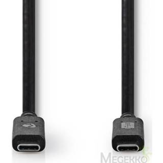 👉 Zwart USB 3.1 Cable (Gen2) | USB-C™ Male - 1.0 m Black 5412810316106