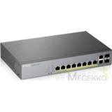 👉 Netwerk-switch grijs mannen Zyxel GS1350-12HP-EU0101F Managed L2 Gigabit Ethernet (10/100/1000) Power over 4718937604388