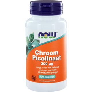 👉 NOW Chromium Picolinate 200mcg Capsules 100st