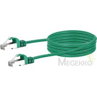 👉 Netwerkkabel groen Schwaiger CKB6005 059 0,5 m Cat6 SF/UTP (S-FTP) 4004005018820