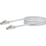 👉 Netwerkkabel wit Schwaiger CKB6010 052 1 m Cat6 SF/UTP (S-FTP) 4004005018875