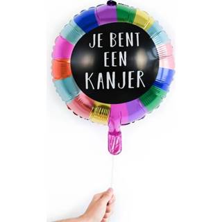 👉 Gemengde kleuren verschillende Ballon Je Bent Een Kanjer 8714572606899