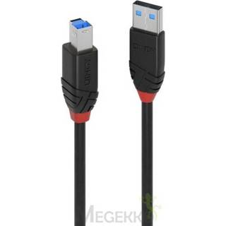 👉 Zwart Lindy 43227 USB-kabel 10 m 3.0 (3.1 Gen 1) USB A B 4002888432276