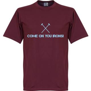 👉 Shirt s XL Sky Blauw m l XXL XS bordeaux Come On You Irons T-shirt - 5055630375986 5055630130868 5055630130875 5055630130882 5055630130899