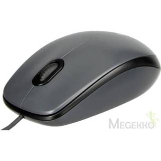 👉 Logitech M 100 muis USB zwart