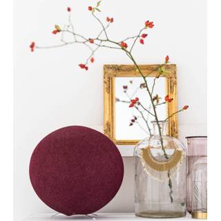 👉 Staande lamp rood COTTON BALL LIGHTS - Dark Red