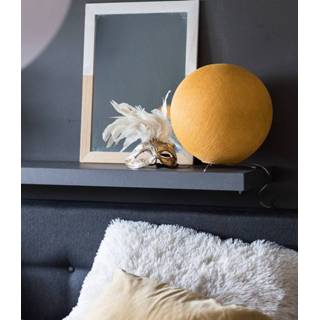 👉 Staande lamp COTTON BALL LIGHTS - Mustard