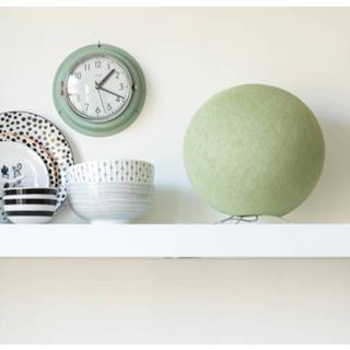 👉 Staande lamp donkergroen COTTON BALL LIGHTS - Powder Green