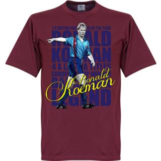Shirt m XXXL XXXXL XL l royal blauw XXL kastanje bruin s Ronald Koeman Legend T-Shirt - 5055630450461 5055630450454 5055630450447 5055630450478 5055630450485