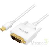 👉 DisplayPort wit LogiLink CV0138 kabeladapter/verloopstukje Mini DVI 4052792052992
