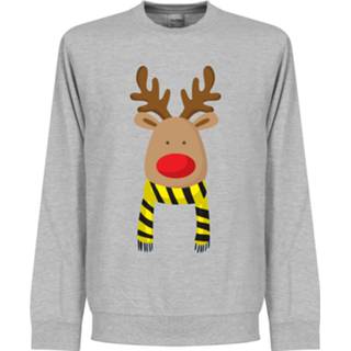 👉 Sweater l XXXL XL s m XXL grijs kinderen zwart geel Reindeer Supporter - Zwart/Geel 12 Years