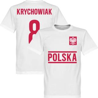 👉 Shirt wit mannen bangladesh T-Shirts nationale teams volwassen polen Krychowiak Team T-Shirt